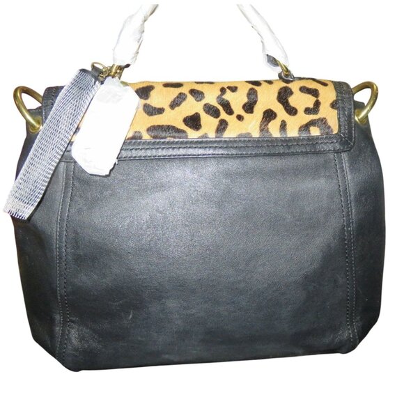 Coach 2013 Park Haircalf Ocelot Flap Limited Edition Leather Satchel & Dustbag - Picture 2 of 15